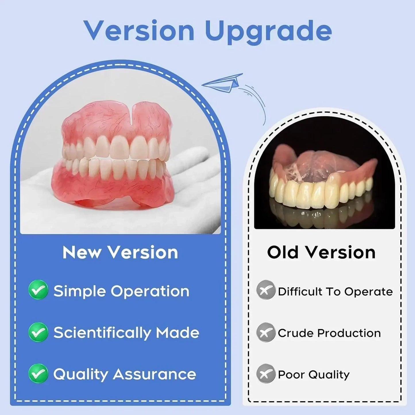 ✨Ends Today: 70% OFF! ⏰Acezozla® Medical Full Denture with Strong Suction ✅