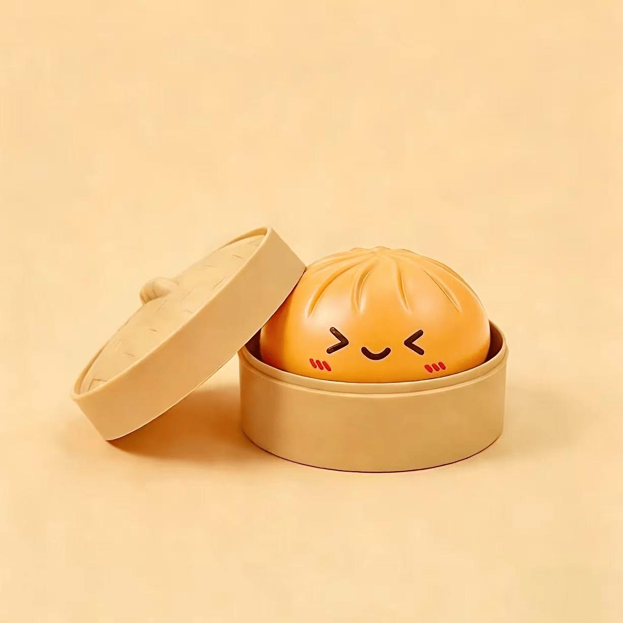🔥Glitter Dumpling Squishy Steamer Blind Box Surprise Squeeze Fun
