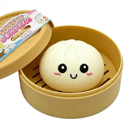 🔥Glitter Dumpling Squishy Steamer Blind Box Surprise Squeeze Fun
